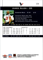 2002 Fleer Premium James Allen #23