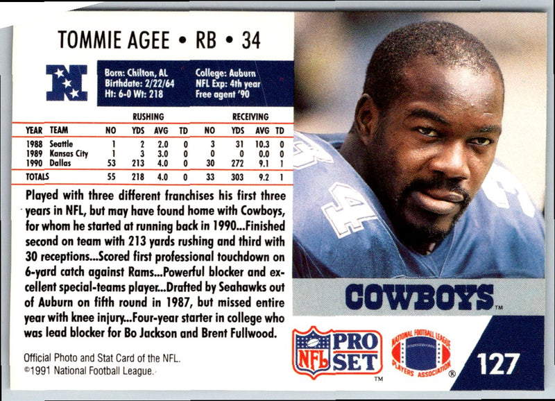 1991 Pro Set Tommie Agee