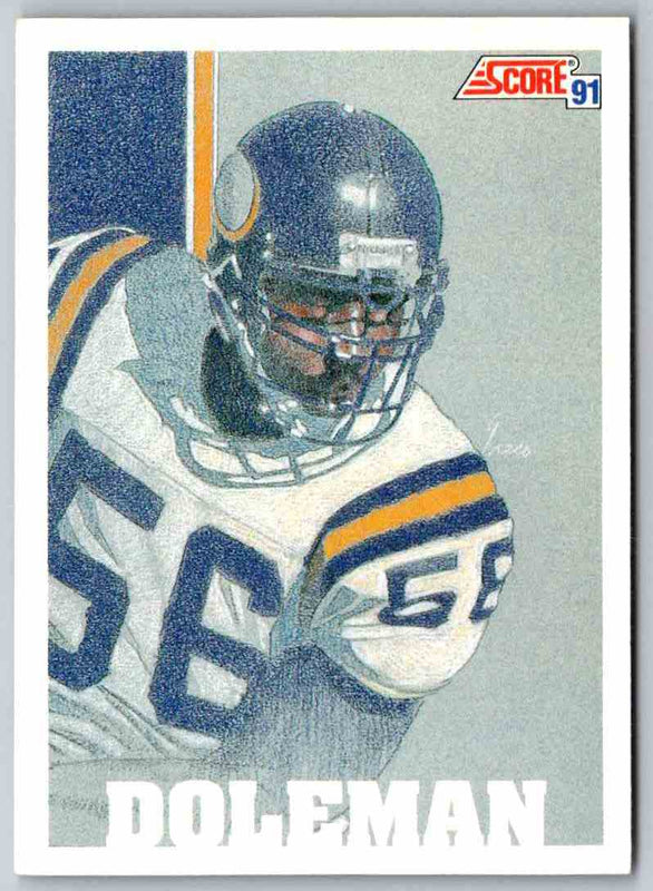 1991 Score Chris Doleman #647