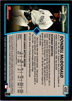 2001 Bowman Donzell McDonald #432