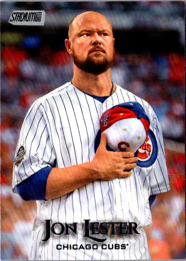 2019 Stadium Club Jon Lester #64