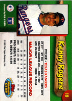 1993 Stadium Club Texas Rangers Kenny Rogers #19