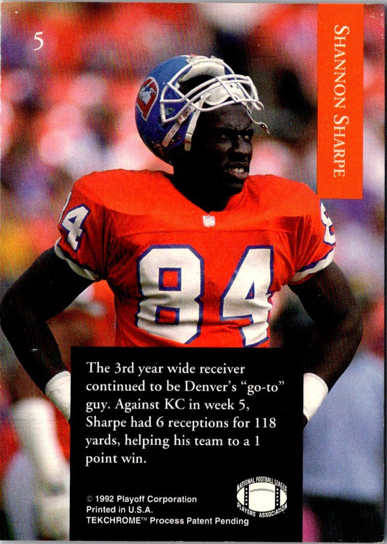 1992 Playoff Shannon Sharpe