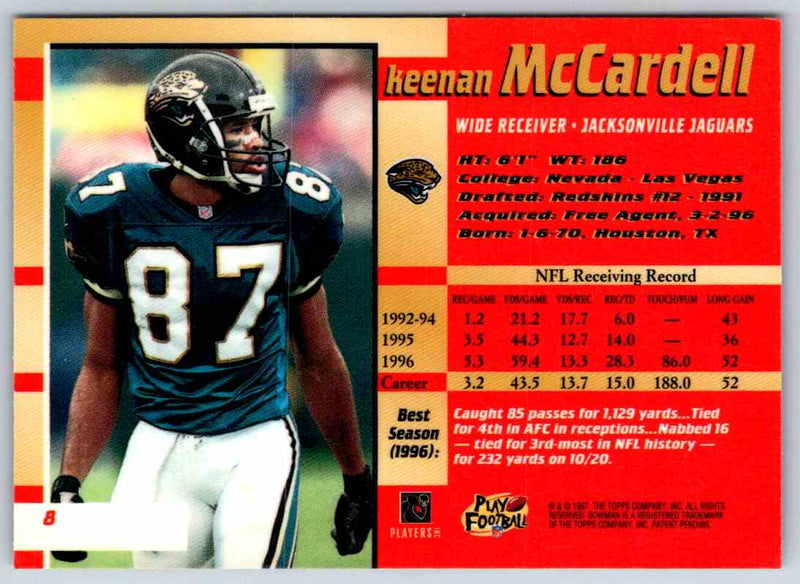 1991 Bowman BestFootball Keenan Mccardell