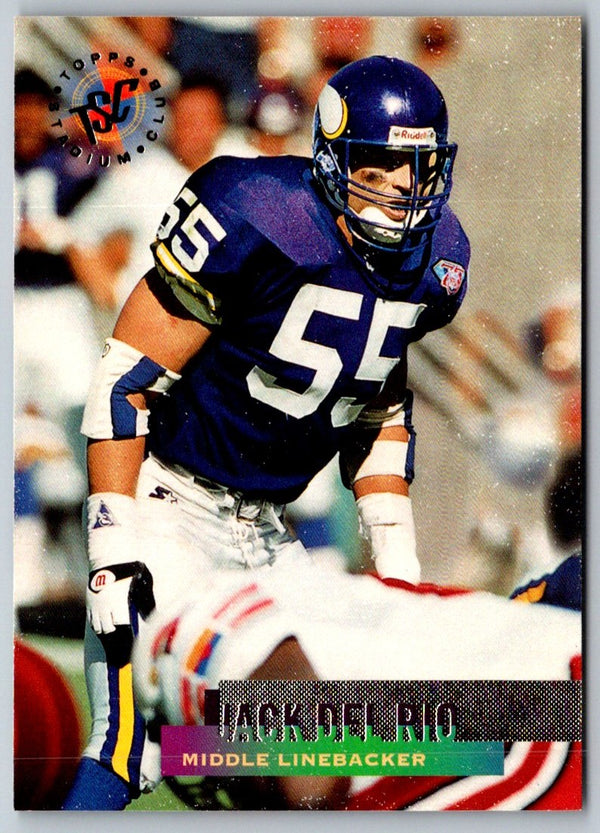 1995 Stadium Club Jack Del Rio #272