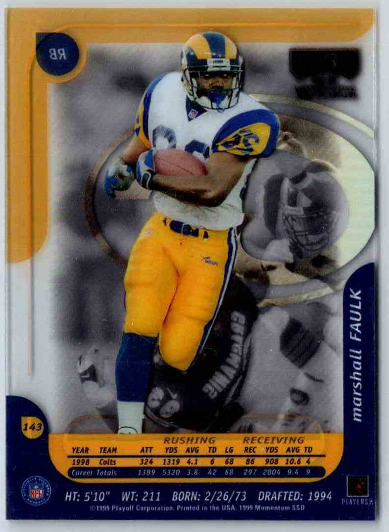 2014 Panini Rookies And Stars Marshall Faulk