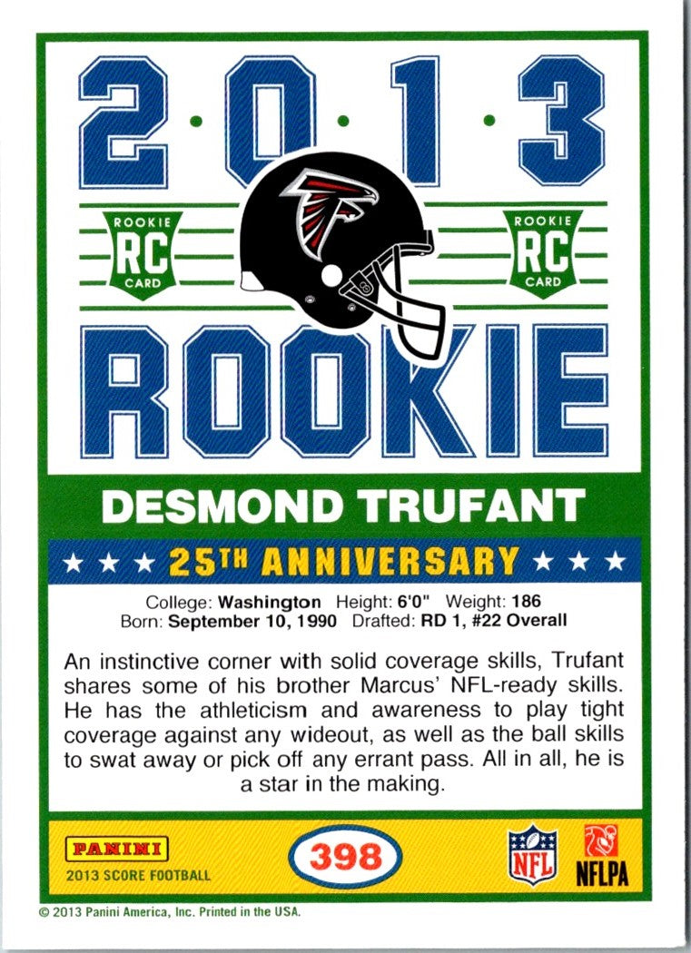 2013 Score Desmond Trufant