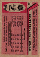 1987 Topps Scott Stevens #25