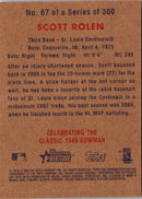 2006 Bowman Heritage Scott Rolen