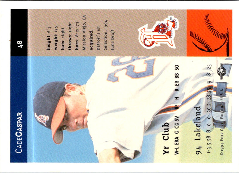 1994 Fleer Excel Jaret Wright