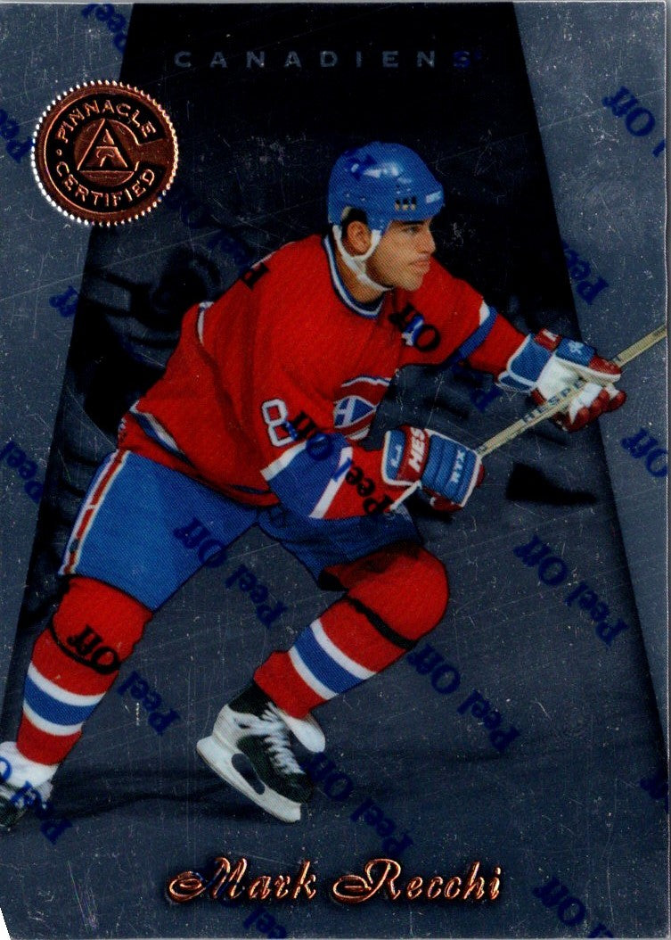 1997 Pinnacle Certified Mark Recchi
