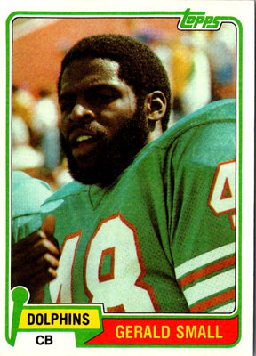 1981 Topps Gerald Small #243 Rookie EX