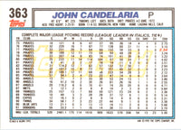 1992 Topps Gold Winners John Candelaria #363