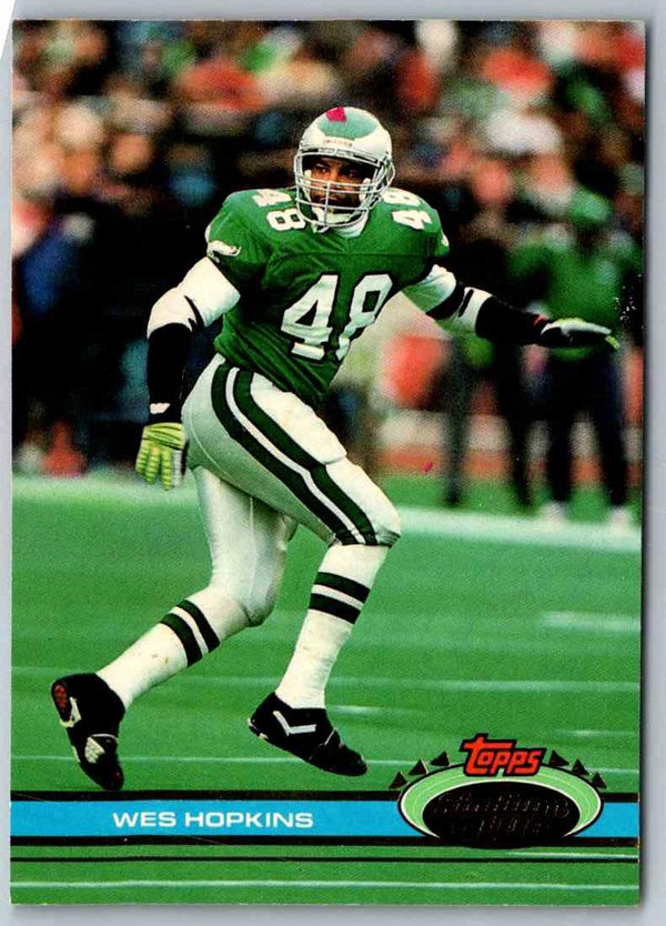 1994 Topps Stadium Club Football Wes Hopkins #283