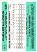1984 Donruss Bill Gullickson