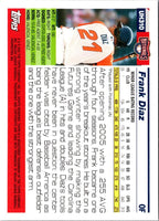 2005 Topps Updates & Highlights Frank Diaz #UH310 Rookie