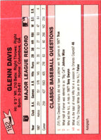 1988 Classic Red Glenn Davis #182