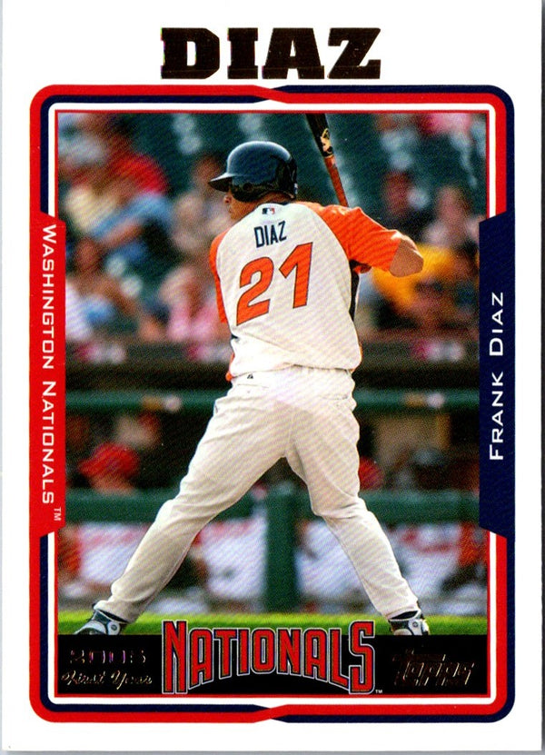 2005 Topps Updates & Highlights Frank Diaz #UH310 Rookie