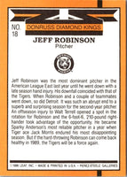 1989 Diamond Kings Jeff Robinson #18