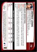 2008 Bowman Derek Lowe
