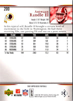 2007 Upper Deck Antwaan Randle El #200
