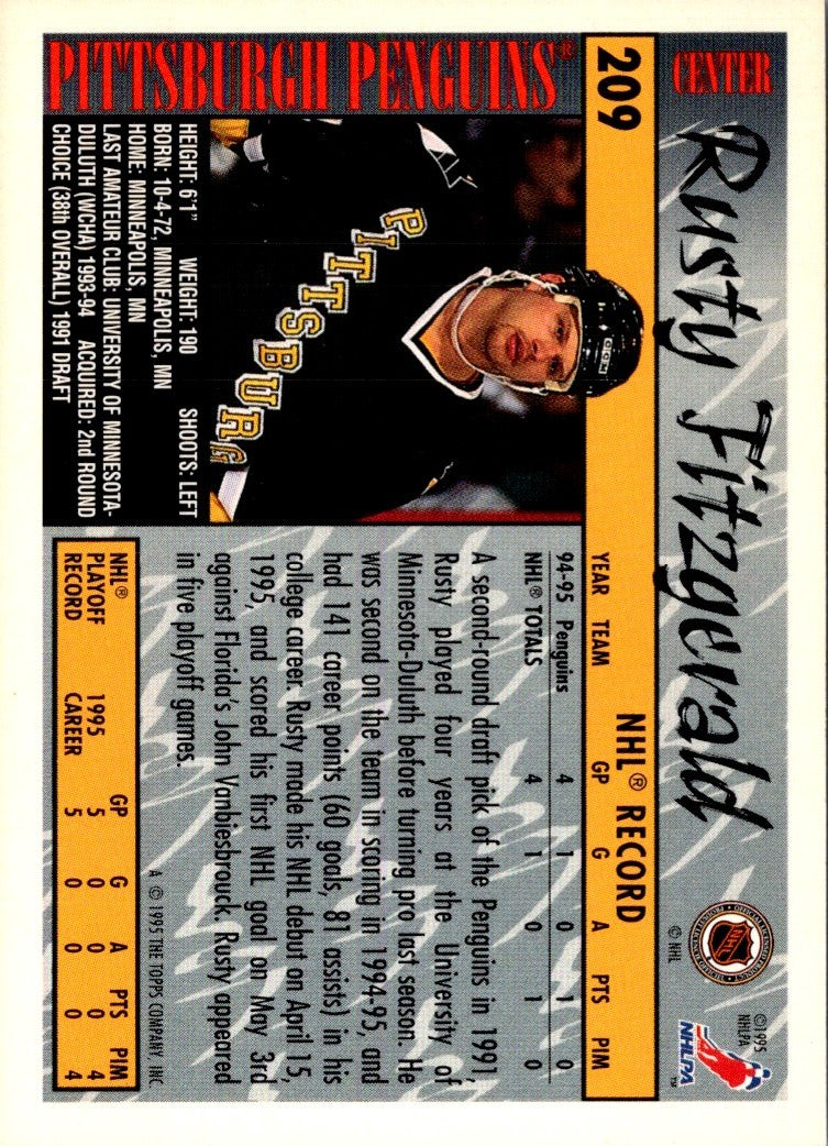 1995 Topps Rusty Fitzgerald