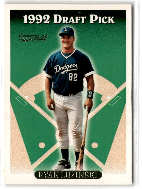 1993 Topps Ryan Luzinski #481 Rookie
