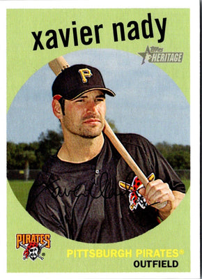 2008 Topps Heritage Xavier Nady #267