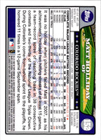 2008 Topps Opening Day Matt Holliday #152