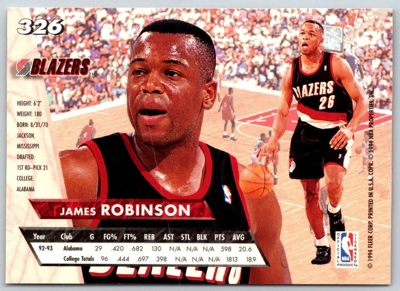 1993 Ultra James Robinson
