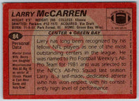 1983 Topps Larry McCarren #84
