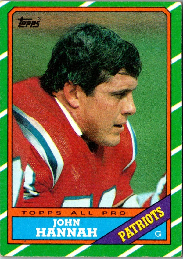 1986 Topps John Hannah #36