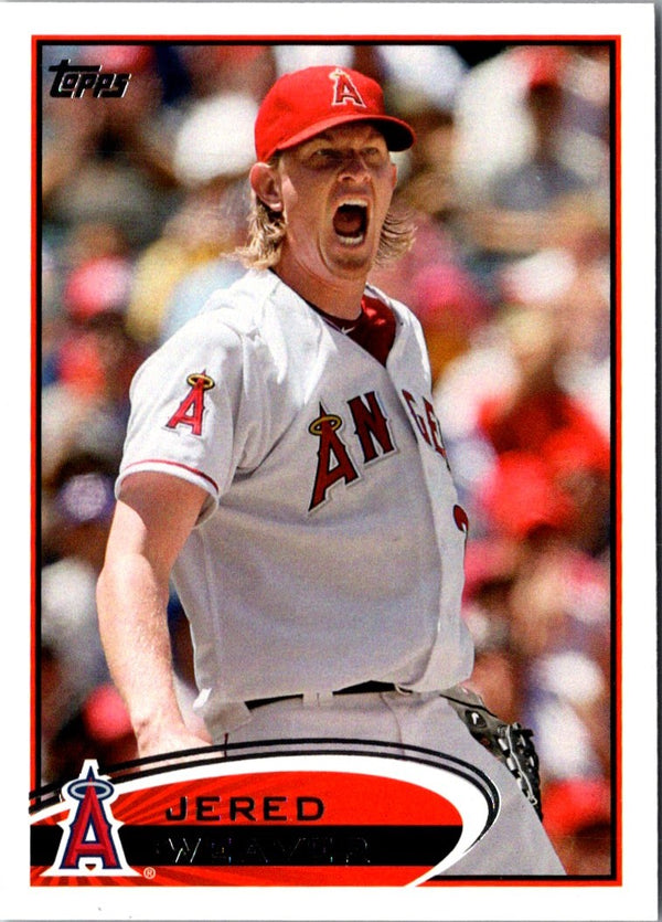 2012 Topps Jered Weaver #250