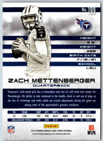 2014 Panini Rookies And Stars Zach Mettenberger #199