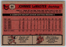 1981 Topps Johnnie LeMaster