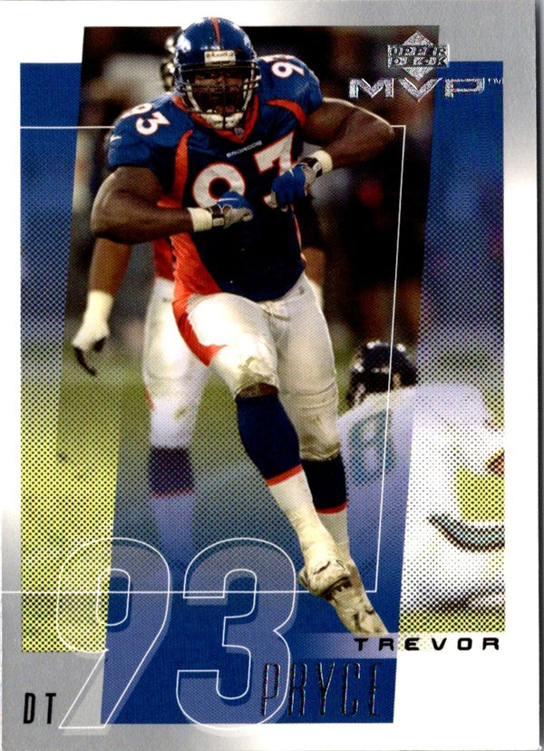 2001 Upper Deck MVP Trevor Pryce #84