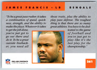 1991 Pro Line Portraits James Francis #261