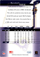 2001 Leaf Rookies & Stars Marshall Faulk #61