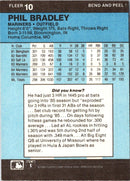 1986 Fleer Star Stickers Phil Bradley