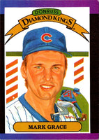 1989 Diamond Kings Mark Grace #17