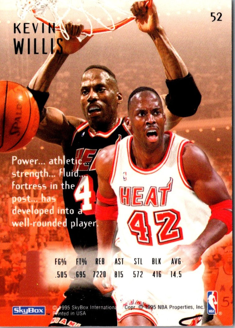 1994 SkyBox E-Motion Kevin Willis