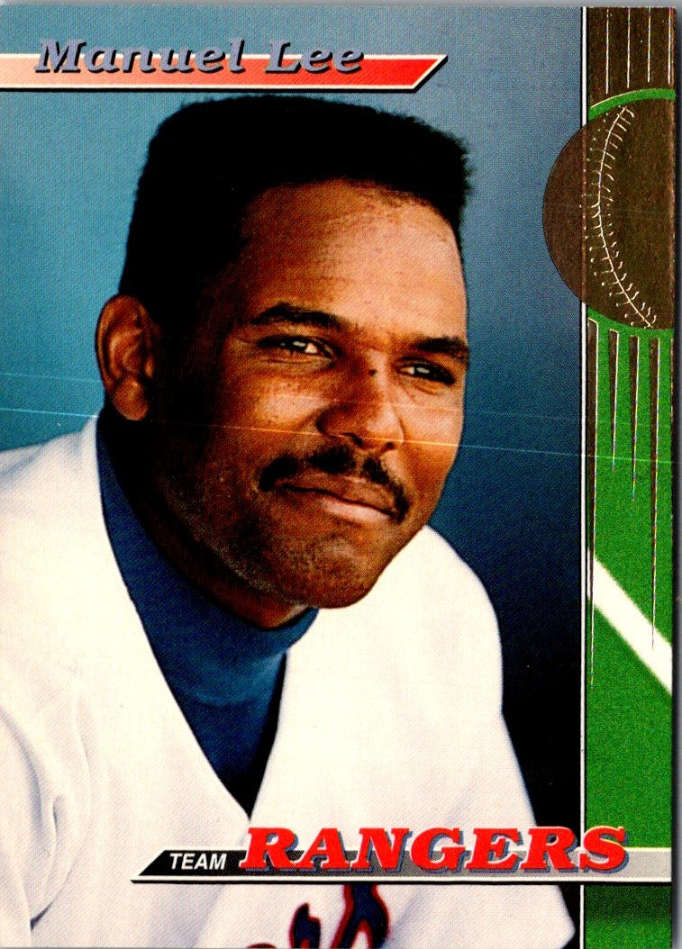 1993 Stadium Club Texas Rangers Manuel Lee
