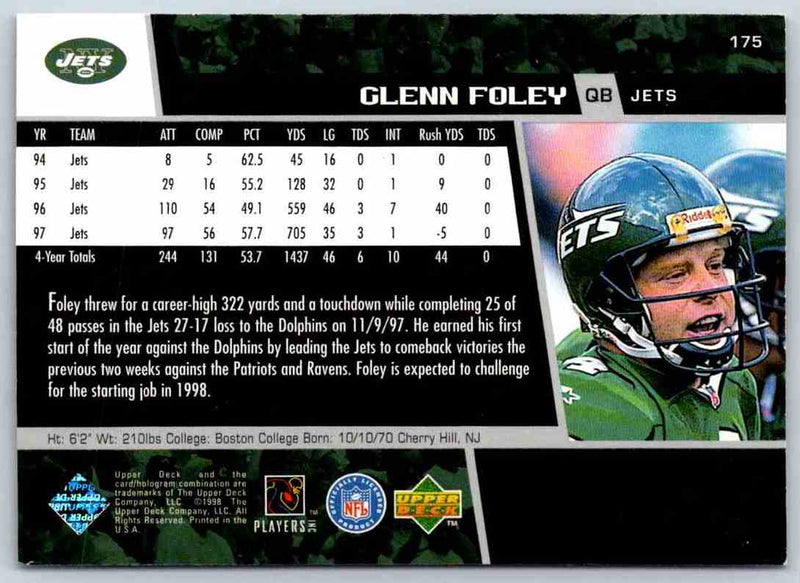 1998 Upper Deck Glenn Foley