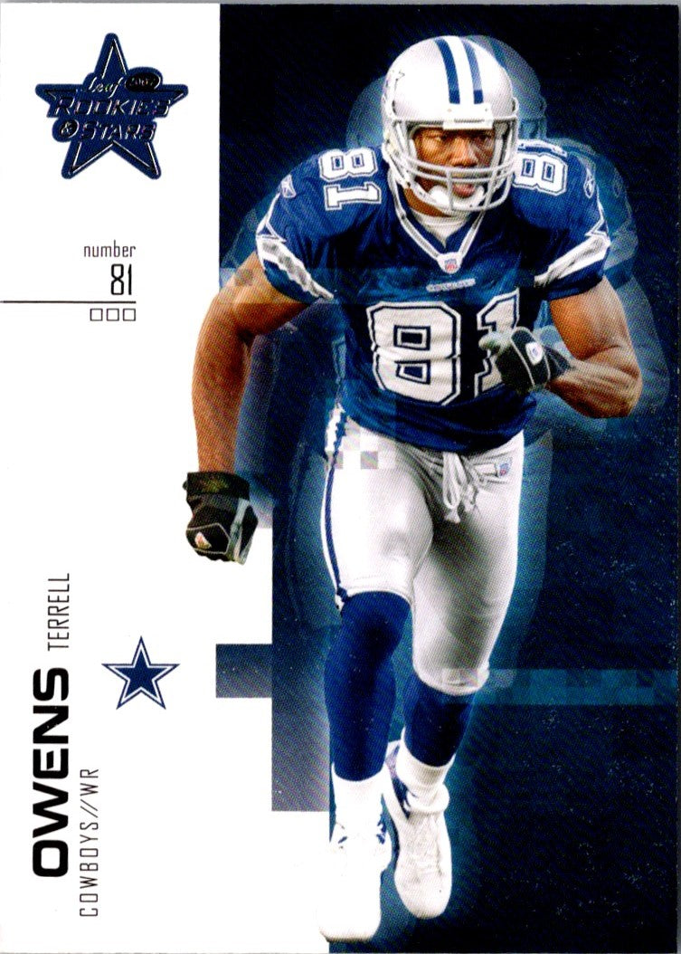 2007 Leaf Rookies & Stars Terrell Owens