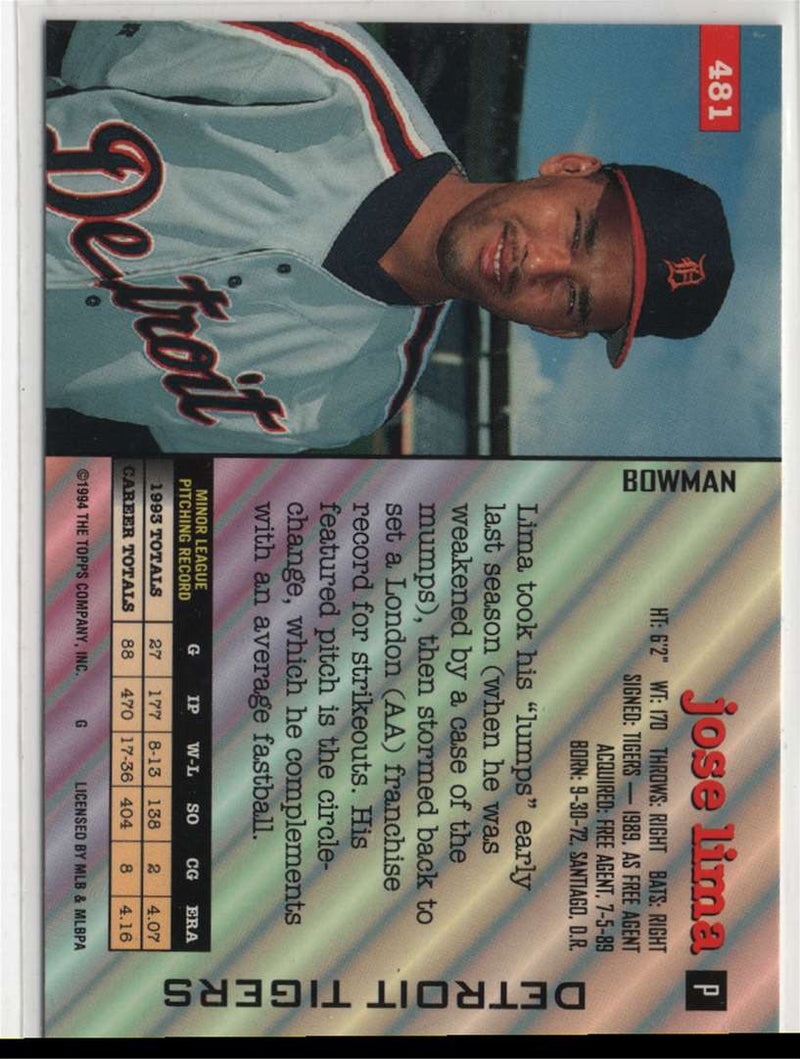 1994 Bowman Jose Lima