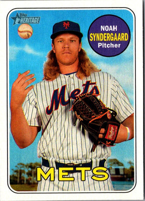 2018 Topps Heritage Noah Syndergaard #90