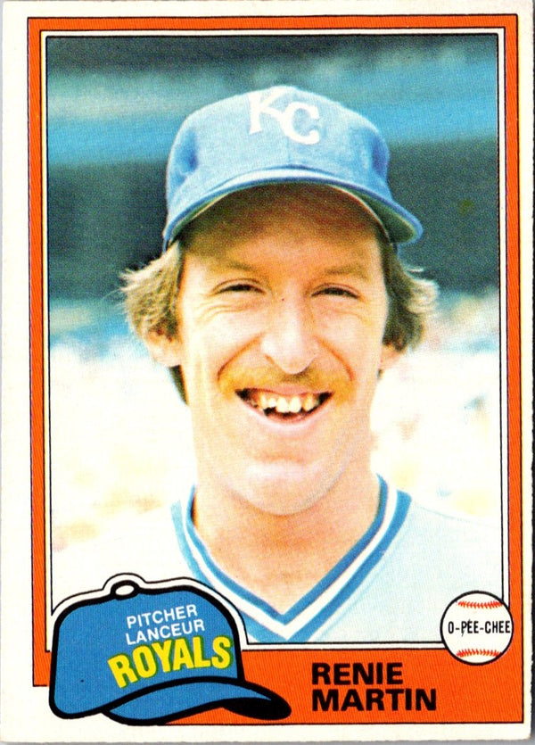 1981 O-Pee-Chee Renie Martin #266