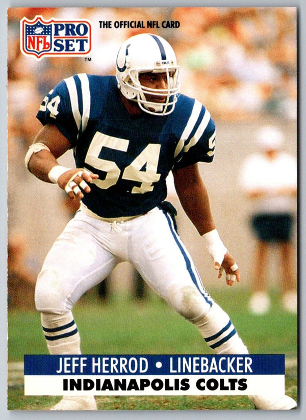 1991 Pro Set Jeff Herrod #178