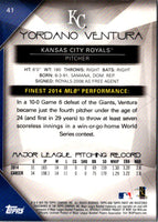 2015 Finest Yordano Ventura #41