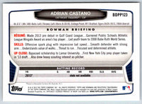 2013 Bowman Adrian Castano #BDPP123